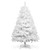Black & White Artificial Christmas Tree w/ Pre-Hinged Branch Tip & Foldable Stand, 4.5ft / 6ft
