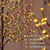 4 / 6 / 8 Feet Artificial Pre-lit Twinkling Cherry Blossom Tree w/ Bendable Branches & Foldable Stand