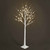 4/6/8 Feet, 48/72/96inch Full White Twinkling Pre-lit Birch Tree w/ LED Lights, Light Up Tree