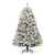 Full Artificial Pre-Lit Snow Flocked Christmas Tree,  4.5ft / 6ft / 7.5ft