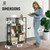 Cube Storage Organizer, 3 Tier Industrial Open Shelf Bookcase, 7-cube / 8-cube