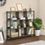 Cube Storage Organizer, 3 Tier Industrial Open Shelf Bookcase, 10-cube