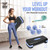 Adjustable 2 Level Aerobic Stepper Set with Dumbbells & Measuring Tape, Exercise Step for Home Fitness, 4 Colors Available