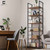 6-Tier Vertical Industrial Bookshelf