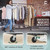 Heavy Duty Clothes Rack with Shelf, Wheels, Extendable Rods, Multiple Options