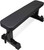 Commercial Grade Flat Weight Bench with Wheels, Black