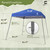 8ft x 8ft Top Heavy-Duty Commercial Grade Pop Up Canopy Tent with Slant Legs