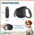 Heavy Duty Retractable Dog Leash with One-Handed Brake