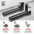 Squat Stand with J-Hooks & Pull up bar, Safety Spotter Arms, Plate Holder & Half Rack Conversion Kit Attachments Available
