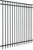 6FT Height X 6FT Width Heavy Duty Flat Top Fence Barrier Panel, Multiple Options