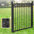 Heavy Duty Pinnacle Fence Barrier Kit with 4FT Height X 6FT Width Panels, Decorative Gate, Posts & Connectors, Multi-options