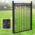 Heavy Duty Pinnacle Fence Barrier Kit with 5FT Height X 6FT Width Panels, Decorative Gate, Posts & Connectors, Multi-options