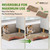 Cat Scratcher Lounger with Long-Lasting Scratch Pad for Indoor Cats