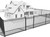 Heavy Duty Flat Top Fence Barrier Kit with 6FT Height X 8FT Width Panels, Pinnacle Gate, Posts & Connectors, Multi-options