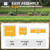 Heavy Duty Flat Top Fence Barrier Kit with 6FT Height X 8FT Width Panels, Pinnacle Gate, Posts & Connectors, Multi-options