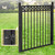 Heavy Duty Pinnacle Fence Barrier Kit with 4FT Height X 8FT Width Panels, Decorative Gate, Posts & Connectors, Multi-options