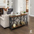 41” 2-Tier Industrial Sofa Console Thick Table w/Storage & Charging Station, Entrance Tableau w/ 2 Outlets, USB & Type-C Ports for Entryway, Living Room, Hallway, Foyer, Rustic, Butterfly