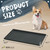 Dog Crate Pan Replacement, Sturdy, Waterproof Plastic Tray , Versatile Pan and Easy to Clean, Multiple Sizes 