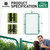 9 / 11.5 Gauge 6ft x 4ft Chain Link Gate Kit, Fits 52 in. Openings, 3 Colors (Silver / Black / Green)