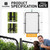9 / 11.5 Gauge 6ft x 4ft Chain Link Gate Kit, Fits 52 in. Openings, 3 Colors (Silver / Black / Green)