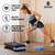 Adjustable 2 Level Aerobic Stepper Set with Dumbbells, Kettlebell, Waist Trimmer & Measuring Tape, Exercise Step for Home Fitness, 4 Colors Available