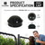Black 2-3/8" Round Dome External Post Cap, Terminal Post Cap for 2-3/8" Outside Diameter Pipe, Multi-options