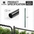 6/7/8 FT Green Chain Link Fence Terminal Post, Terminal Post with 2-3/8” Outside Diameter, Multi-options