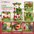 Christmas Cat Tree, Multi-Level Holiday Activity Cat Tree Tower with Scratching Post