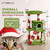 Christmas Cat Tree, Multi-Level Holiday Activity Cat Tree Tower with Scratching Post