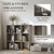 6 / 8 / 9 Cube Storage Organizer Shelf, 11-Inch Home Storage Shelf Divider w/Back, Multiple Options