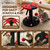 Lady Bug-Style Cat Scratching Post with Sisal Rope and Interactive Ball