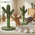 Cactus Cat Scratching Post with Sisal Rope and Interactive Ball