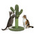 Cactus Cat Scratching Post with Sisal Rope and Interactive Ball