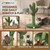 Cactus Cat Scratching Post with Sisal Rope and Interactive Ball