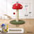 Mushroom Cat Scratching Post with Sisal Rope and Interactive Ball
