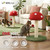 Mushroom Cat Scratching Post with Sisal Rope and Interactive Ball