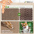 Frog Style Cat Scratching Board, Cat Scratcher Lounger with Play Ball for Indoor Cat