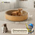 Round Cat Scratcher Bed, Reversible Cardboard Cat Scratch Bowl
