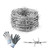 4 Point Barbed Wire with Gloves, 15 Gauge Galvanized Barb Craft Wire