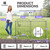 Decorative Garden Fence with Gate, 29.5"H x 23.6"W No Dig Dog Fence Outdoor for Yard Garden Patio