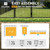 Heavy Duty Arc Fence Barrier Kit, Anti-Rust Metal Steel Fence with 4FT Height X 5FT Width Panels, Gate, Posts, Connectors