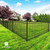 6FT Height X 5FT Width Heavy Duty Pinnacle Fence Gate with Lock Attachment, Multiple Options