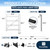 Vinyl Ranch Double Gate Kit with Gate Posts, Hinges, Latch, Hardware & Drop Rods, Multiple Options