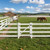 4-Rail Vinyl Ranch Fence Kit with 5ft H x 4ft W Gate, 7ft Posts & 8ft Rails, Multiple Options