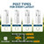 5ft Vinyl Ranch Universal Post with Cap and Hole Covers, Multiple Options