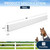 8ft Vinyl Ranch Rail with Slide-in Design, Multiple Options
