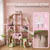 80-Inch Extra Large Flower Cat Tree w/Widened Perch for Large Cats