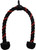 Deluxe Tricep Rope, Black and Red