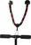 Deluxe Tricep Rope, Black and Red