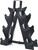 3-Tier A-Frame Dumbbell Rack for 5-15LB Dumbbells with 150LB Capacity
